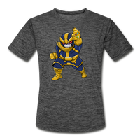 Character #42 Men’s Moisture Wicking Performance T-Shirt - dark heather gray