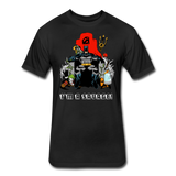 Character #43 Fitted Cotton/Poly T-Shirt by Next Level - black