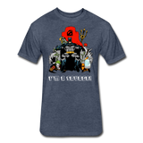 Character #43 Fitted Cotton/Poly T-Shirt by Next Level - heather navy