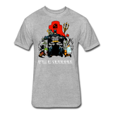 Character #43 Fitted Cotton/Poly T-Shirt by Next Level - heather gray