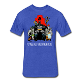 Character #43 Fitted Cotton/Poly T-Shirt by Next Level - heather royal