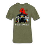 Character #43 Fitted Cotton/Poly T-Shirt by Next Level - heather military green