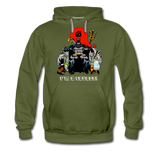 Character #43 Men’s Premium Hoodie - olive green