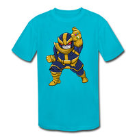 Character #42 Kids' Moisture Wicking Performance T-Shirt - turquoise