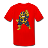 Character #42 Kids' Moisture Wicking Performance T-Shirt - red