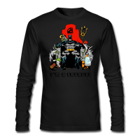 Character #43 Men's Long Sleeve T-Shirt by Next Level - black