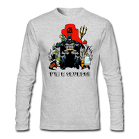 Character #43 Men's Long Sleeve T-Shirt by Next Level - heather gray