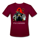 Character #43 Men’s Moisture Wicking Performance T-Shirt - burgundy