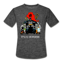 Character #43 Men’s Moisture Wicking Performance T-Shirt - dark heather gray