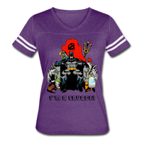 Character #43 Women’s Vintage Sport T-Shirt - vintage purple/white