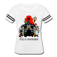 Character #43 Women’s Vintage Sport T-Shirt - white/black