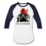 Character #43 Baseball T-Shirt - white/navy