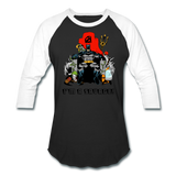 Character #43 Baseball T-Shirt - black/white