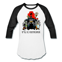 Character #43 Baseball T-Shirt - white/black