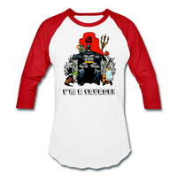 Character #43 Baseball T-Shirt - white/red