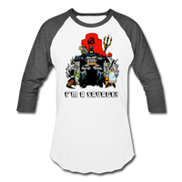 Character #43 Baseball T-Shirt - white/charcoal