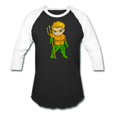 Character #44 Baseball T-Shirt - black/white