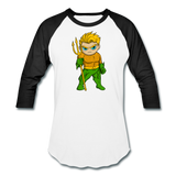 Character #44 Baseball T-Shirt - white/black