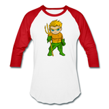 Character #44 Baseball T-Shirt - white/red