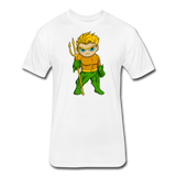 Character #44 Fitted Cotton/Poly T-Shirt by Next Level - white