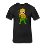 Character #44 Fitted Cotton/Poly T-Shirt by Next Level - black