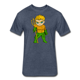 Character #44 Fitted Cotton/Poly T-Shirt by Next Level - heather navy