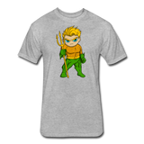Character #44 Fitted Cotton/Poly T-Shirt by Next Level - heather gray