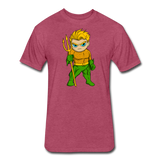 Character #44 Fitted Cotton/Poly T-Shirt by Next Level - heather burgundy