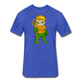Character #44 Fitted Cotton/Poly T-Shirt by Next Level - heather royal
