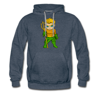 Character #44 Men’s Premium Hoodie - heather denim