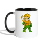 Character #44 Contrast Coffee Mug - white/black