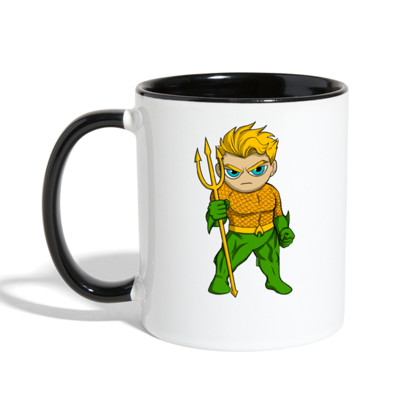 Character #44 Contrast Coffee Mug - white/black