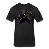 Character #45 Fitted Cotton/Poly T-Shirt by Next Level - black