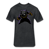 Character #45 Fitted Cotton/Poly T-Shirt by Next Level - heather black