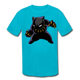 Character #45 Kids' Moisture Wicking Performance T-Shirt - turquoise