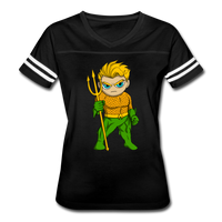 Character #44 Women’s Vintage Sport T-Shirt - black/white