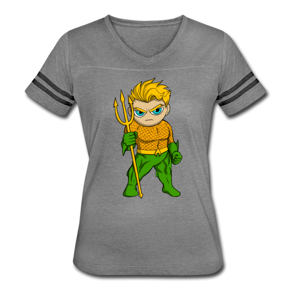 Character #44 Women’s Vintage Sport T-Shirt - heather gray/charcoal