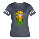Character #44 Women’s Vintage Sport T-Shirt - vintage navy/white