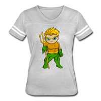 Character #44 Women’s Vintage Sport T-Shirt - heather gray/white