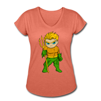 Character #44 Women's Tri-Blend V-Neck T-Shirt - heather bronze