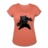 Character #45 Women's Tri-Blend V-Neck T-Shirt - heather bronze