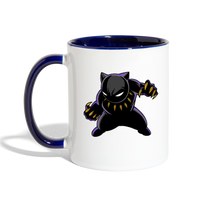 Character #45 Contrast Coffee Mug - white/cobalt blue