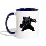 Character #45 Contrast Coffee Mug - white/cobalt blue