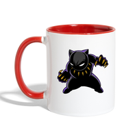 Character #45 Contrast Coffee Mug - white/red