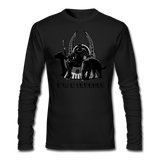Character #46 Men's Long Sleeve T-Shirt by Next Level - black