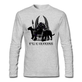Character #46 Men's Long Sleeve T-Shirt by Next Level - heather gray