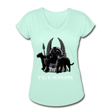 Character #46 Women's Tri-Blend V-Neck T-Shirt - mint