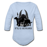 Character #46 Organic Long Sleeve Baby Bodysuit - sky
