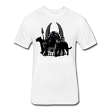 Character #46 Fitted Cotton/Poly T-Shirt by Next Level - white