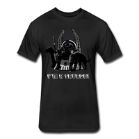 Character #46 Fitted Cotton/Poly T-Shirt by Next Level - black
